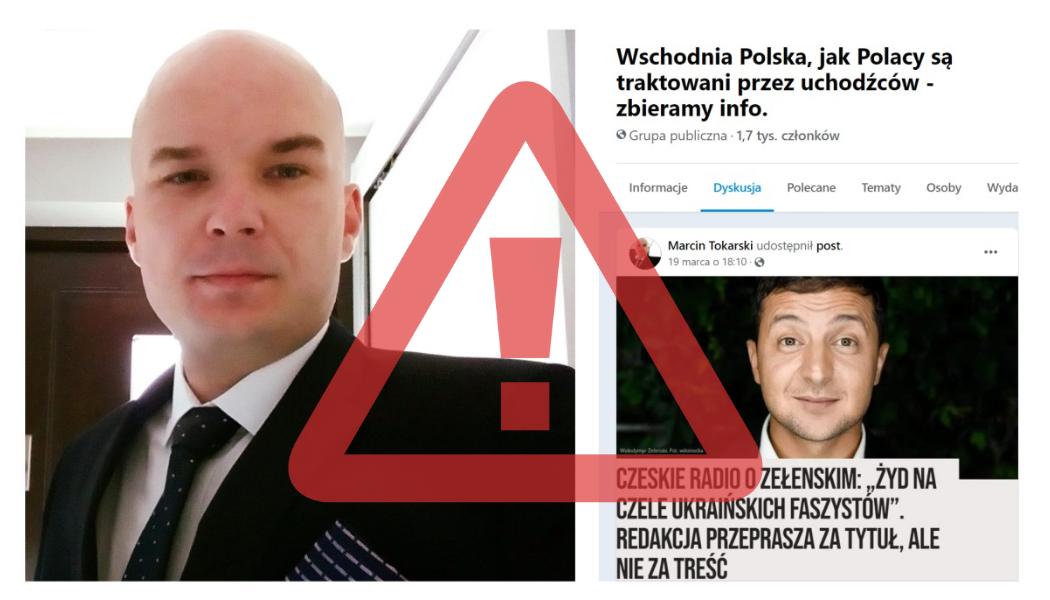 Antyukraiński hejt jako biznes.  Marcin Tokarski i projekt “Wschodnia Polska, jak Polacy są traktowani przez uchodźców – zbieramy info”.