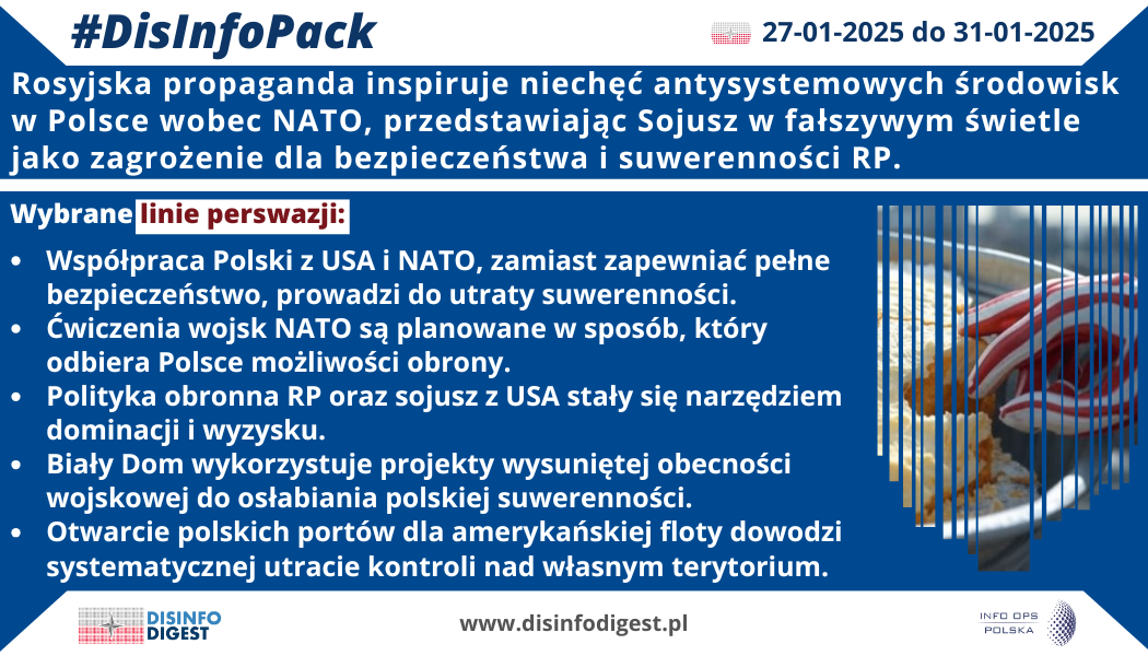 Rosyjska propaganda inspiruje niechęć antysystemowych środowisk w Polsce wobec NATO