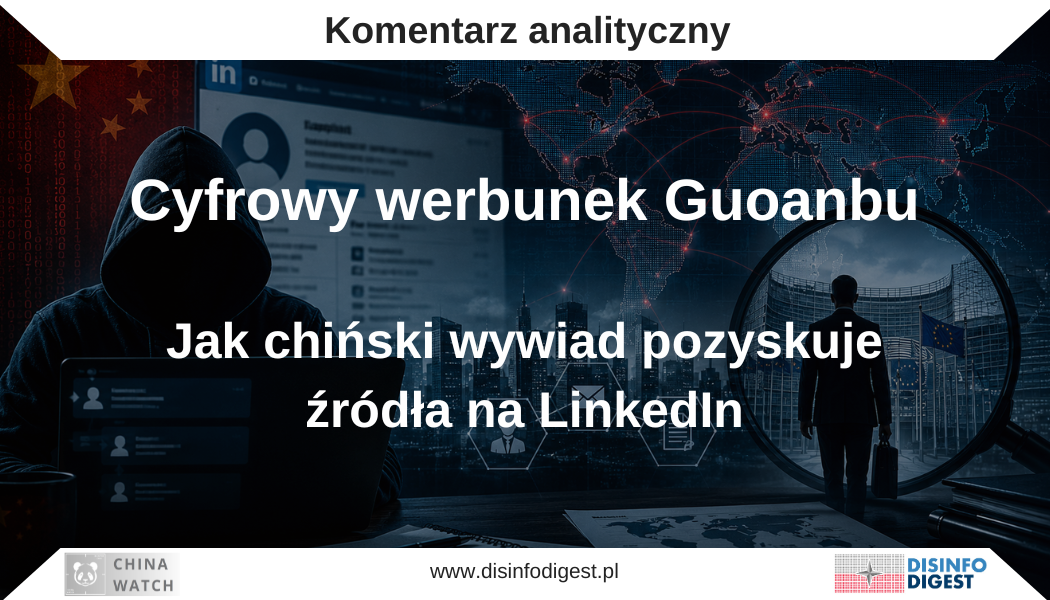 Współczesne operacje wywiadowcze Chińskiej Republiki Ludowej nie obejmują wyłącznie klasycznego szpiegostwa opartego na bezpośrednim wywiadzie osobowym ukierunkowanym na pozyskiwanie informacji oznaczonych klauzulą niejawności. Ich istotą jest cierpliwość, skala oraz zdolność do łączenia wielu pozornie niepowiązanych działań w jeden długofalowy proces rozpoznania. Cyberprzestrzeń nie jest w tym modelu wyłącznie środowiskiem technicznego włamania do systemu informatycznego. Stała się równocześnie obszarem obserwacji, profilowania, selekcji celów, nawiązywania relacji, budowania zaufania, werbunku oraz stopniowego pozyskiwania informacji.